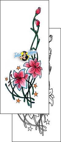 Flower Tattoo plant-life-flowers-tattoos-andrea-ale-aaf-00792