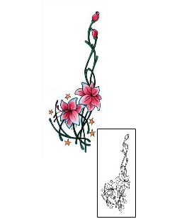 Flower Tattoo Plant Life tattoo | AAF-00792