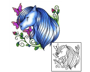 Horse Tattoo Insects tattoo | AAF-00836