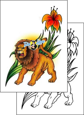 Lion Tattoo animal-lion-tattoos-andrea-ale-aaf-00880