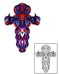 Cross Tattoo Religious & Spiritual tattoo | AAF-00894