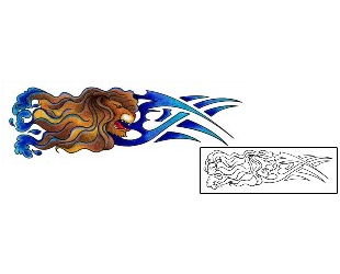 Lion Tattoo Specific Body Parts tattoo | AAF-00900