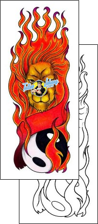 Lion Tattoo animal-lion-tattoos-andrea-ale-aaf-00920