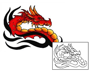 Dragon Tattoo Tattoo Styles tattoo | AAF-00923