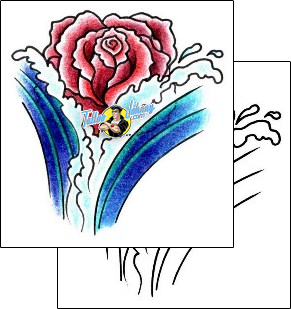 Flower Tattoo plant-life-flowers-tattoos-andrea-ale-aaf-00927