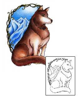 Wolf Tattoo Animal tattoo | AAF-00929