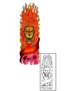 Fire – Flames Tattoo Plant Life tattoo | AAF-00930