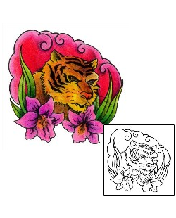 Tiger Tattoo Plant Life tattoo | AAF-00938