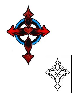 Cross Tattoo Religious & Spiritual tattoo | AAF-00964