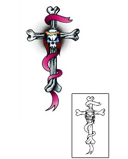 Cross Tattoo Religious & Spiritual tattoo | AAF-00984
