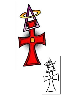 Cross Tattoo Religious & Spiritual tattoo | AAF-01072
