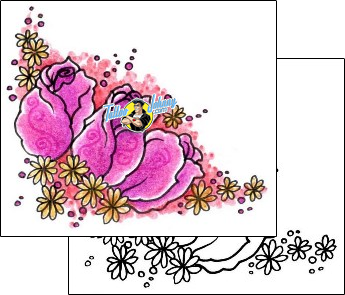 Flower Tattoo plant-life-flowers-tattoos-andrea-ale-aaf-01089