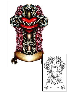 Sacred Heart Tattoo Religious & Spiritual tattoo | AAF-01094