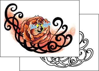 Flower Tattoo plant-life-flowers-tattoos-andrea-ale-aaf-01096