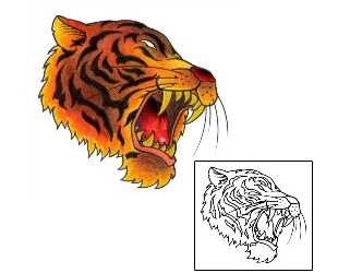 Tiger Tattoo Animal tattoo | AAF-01105