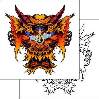Monster Tattoo fantasy-tattoos-andrea-ale-aaf-01133