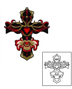 Cross Tattoo Religious & Spiritual tattoo | AAF-01144