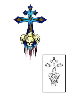 Cross Tattoo Religious & Spiritual tattoo | AAF-01159