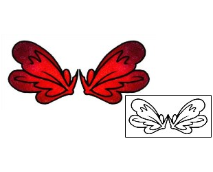 Wings Tattoo For Women tattoo | AAF-01168