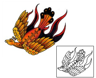 Phoenix Tattoo For Women tattoo | AAF-01191