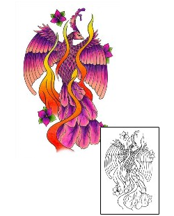 Fire – Flames Tattoo Plant Life tattoo | AAF-01204