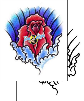 Flower Tattoo plant-life-flowers-tattoos-andrea-ale-aaf-01210
