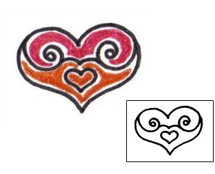 Heart Tattoo For Women tattoo | AAF-01257