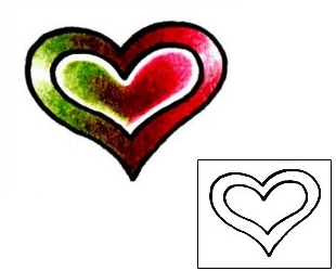 Heart Tattoo For Women tattoo | AAF-01265