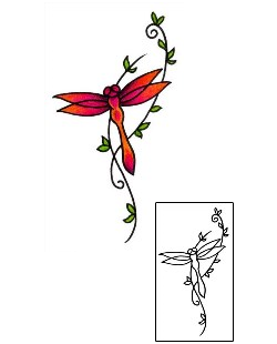 Vine Tattoo Insects tattoo | AAF-01283