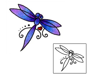 Dragonfly Tattoo Insects tattoo | AAF-01296