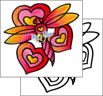 Heart Tattoo dragonfly-tattoos-andrea-ale-aaf-01308
