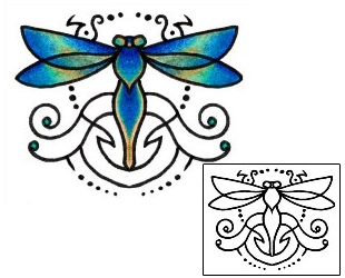 Dragonfly Tattoo Insects tattoo | AAF-01333