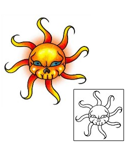 Sun Tattoo Miscellaneous tattoo | AAF-01340