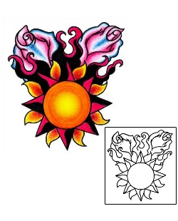 Celestial Tattoo Plant Life tattoo | AAF-01342