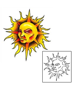 Sun Tattoo Miscellaneous tattoo | AAF-01344