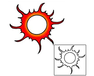 Sun Tattoo Miscellaneous tattoo | AAF-01358