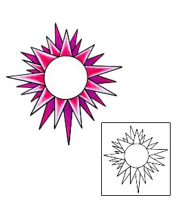 Sun Tattoo Astronomy tattoo | AAF-01361
