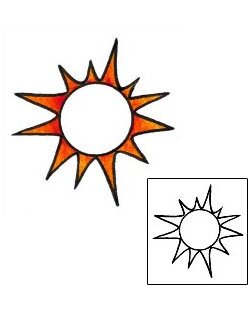 Sun Tattoo Miscellaneous tattoo | AAF-01363