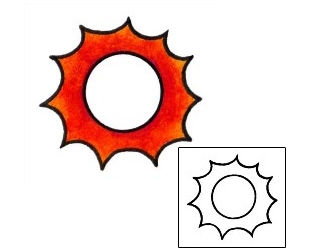 Sun Tattoo Miscellaneous tattoo | AAF-01364