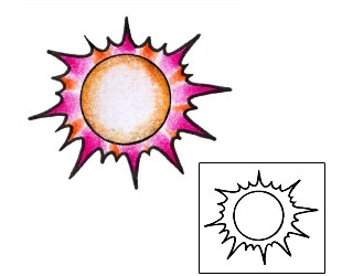 Sun Tattoo Miscellaneous tattoo | AAF-01375