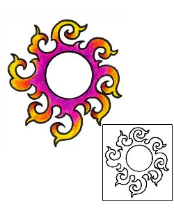 Sun Tattoo Miscellaneous tattoo | AAF-01376
