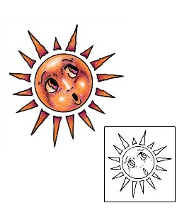 Sun Tattoo Miscellaneous tattoo | AAF-01384