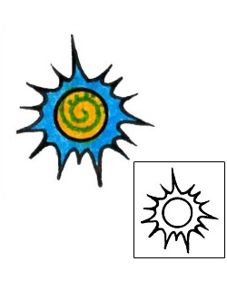 Sun Tattoo Miscellaneous tattoo | AAF-01388