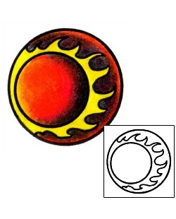 Sun Tattoo Miscellaneous tattoo | AAF-01390