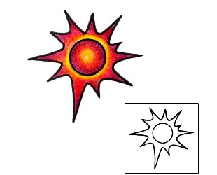 Sun Tattoo Miscellaneous tattoo | AAF-01391