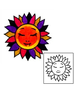 Sun Tattoo Miscellaneous tattoo | AAF-01404
