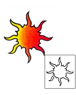 Sun Tattoo Miscellaneous tattoo | AAF-01419