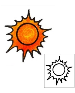 Sun Tattoo Miscellaneous tattoo | AAF-01420