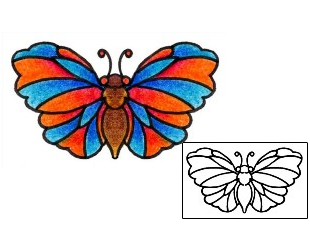 Butterfly Tattoo Insects tattoo | AAF-01425