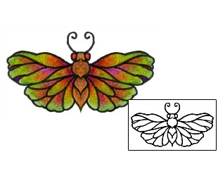 Butterfly Tattoo Insects tattoo | AAF-01427